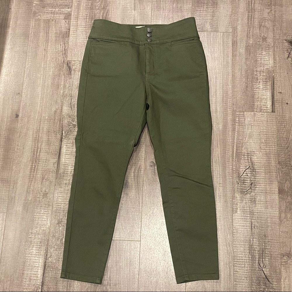 LOFT Olive Green high rise pants *BRAND NEW*